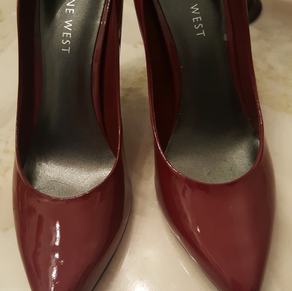 Nine West👠Rare Color Burgandy Moon - Picture 8 of 14
